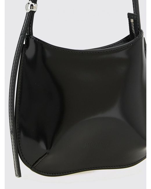 Jacquemus White Le Petit Bisou Calf Leather Shoulder Bag