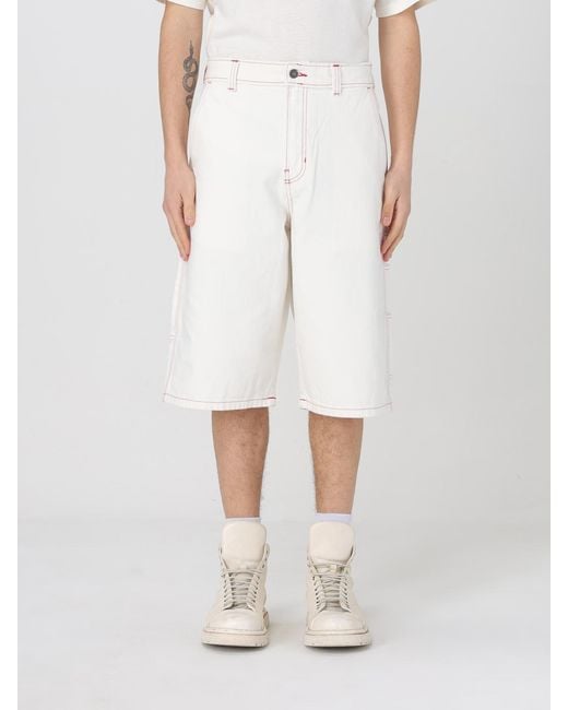 Dickies White Workwear Utility Shorts for men