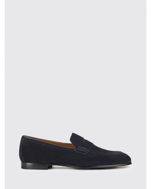 Doucal's White Suede Loafer for men