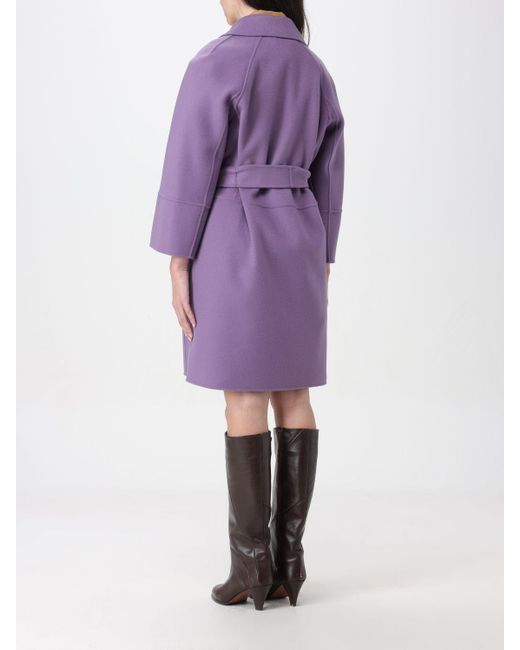 Max Mara Purple Coat