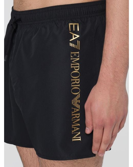 EA7 Black Swimsuit for men
