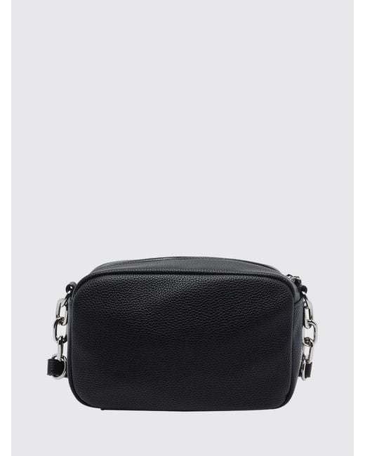 Liu Jo Black Grained Faux Leather Mini Camera Bag With Strap