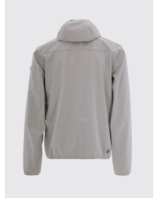 Colmar Gray Softshell Polyester Hooded Jacket for men