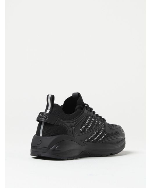 Sneakers Dash in mesh e maglia di DSquared² in Black da Uomo
