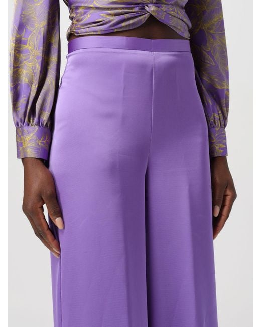 Pantalón SIMONA CORSELLINI de color Purple