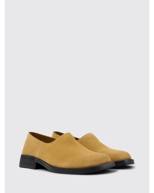 Camper White Suede Loafers