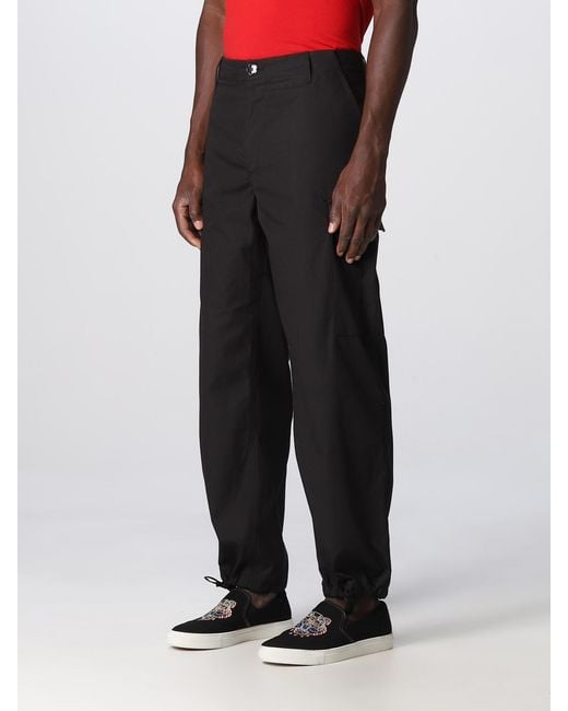 KENZO Black Trousers for men