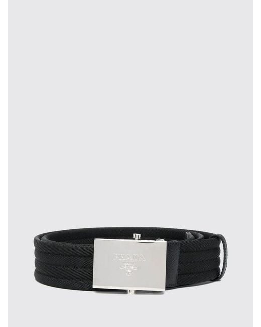 Prada Nylon-Gürtel in White für Herren