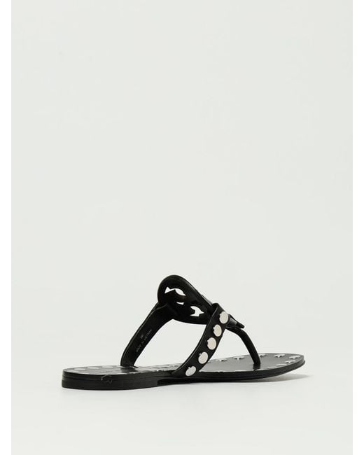 Tory Burch Black Flat Sandals