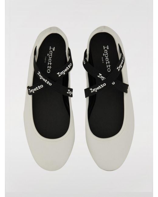 Repetto White Flat Shoes