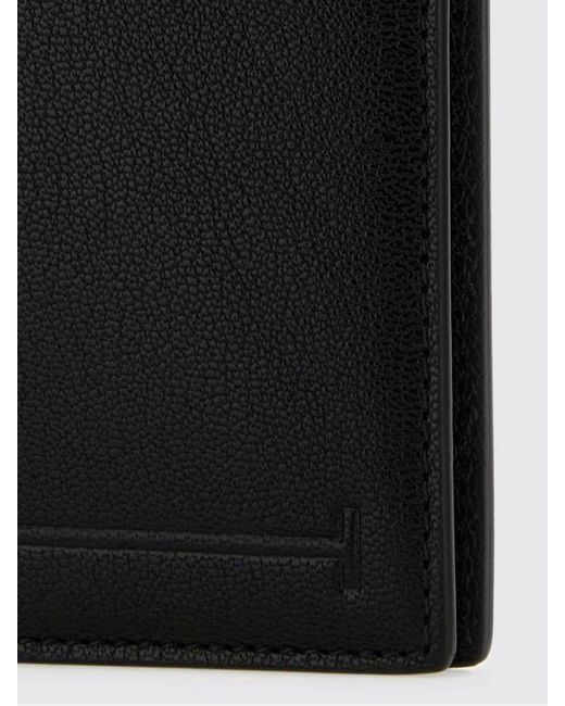 Tom Ford White Natural Grain Leather Wallet for men
