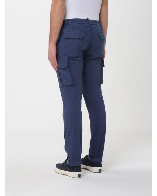 Mason's Blue Cargo Trousers for men