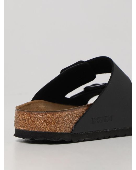 Birkenstock Black Arizona Birko-Flor Sandals