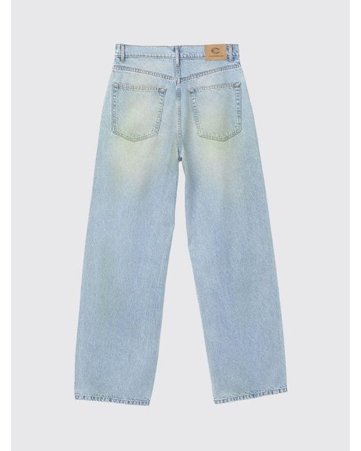 Camper Blue Rcd Mallorca Mid-Rise Wide-Leg Jeans