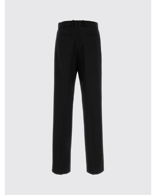 Jil Sander Black Wool Tailored Trousers for men
