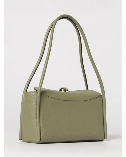 Furla Green Nicole Grained Leather Bag