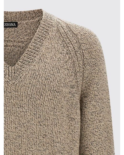 Zegna Strickjacke Herren in Natural für Herren