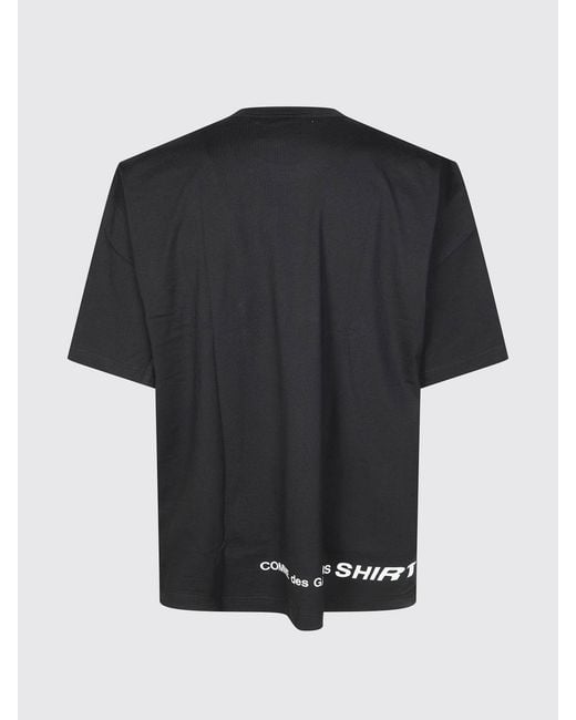 Comme des Garçons Black Comme Des Gar&Ccedil	Ons Oversized Cotton T-Shirt With Logo for men