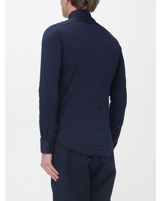 Michael Kors Blue Cotton Blend Shirt for men