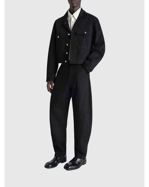 Lemaire Black Denim Jacket for men