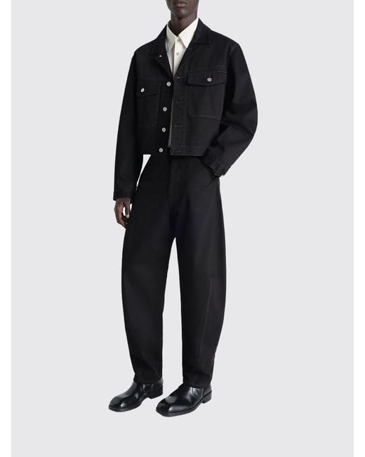 Lemaire Black Denim Jacket for men