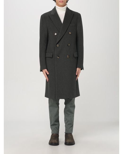 Lardini Black Coat for men