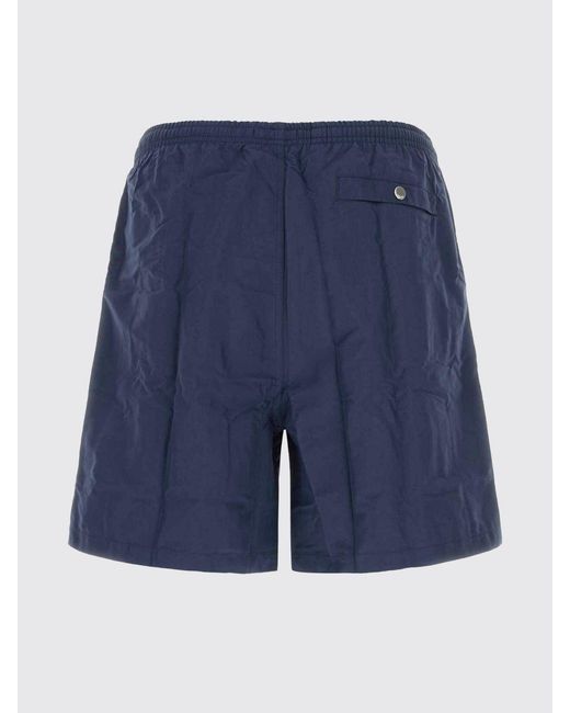 AMI Blue Polyester Swimsuit for men