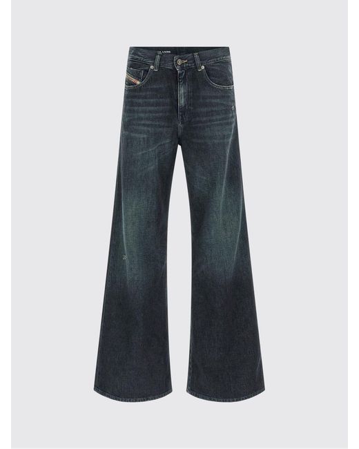 DIESEL Blue 5-Pocket Jeans