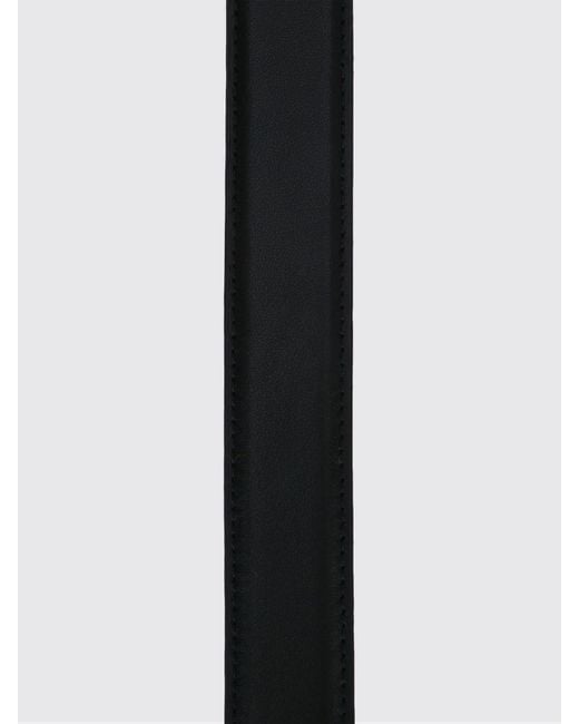 Pinko White Leather Belt With Metal Love Birds Logo Buckle