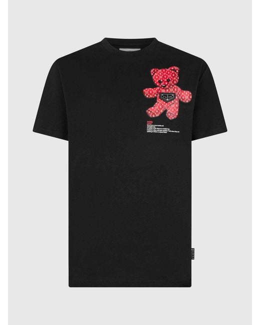 Philipp Plein Black T-Shirt for men