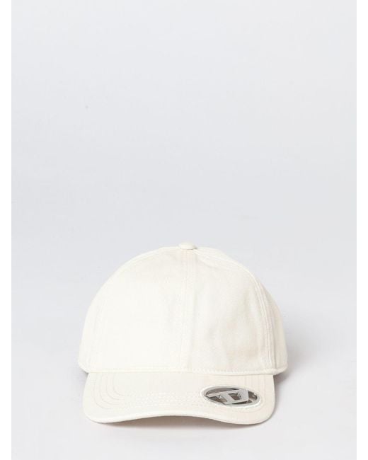DIESEL Natural C-Plak Cotton Twill Hat for men