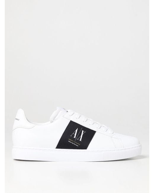 Armani Exchange Sneakers in White for Men | Lyst