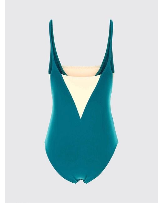 Eres Blue Nylon One Piece Swimsuit