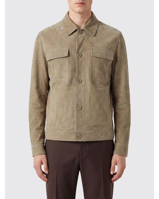 Salvatore Santoro Natural Suede Jacket for men