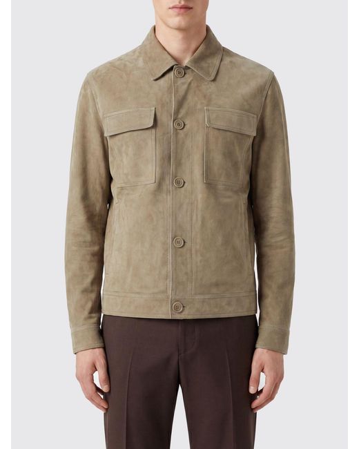 Salvatore Santoro Natural Suede Jacket for men