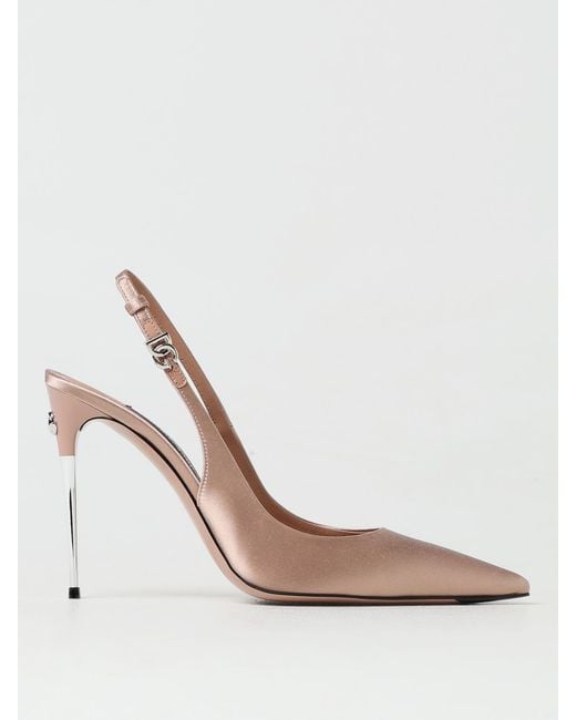 Dolce & Gabbana White High Heel Shoes