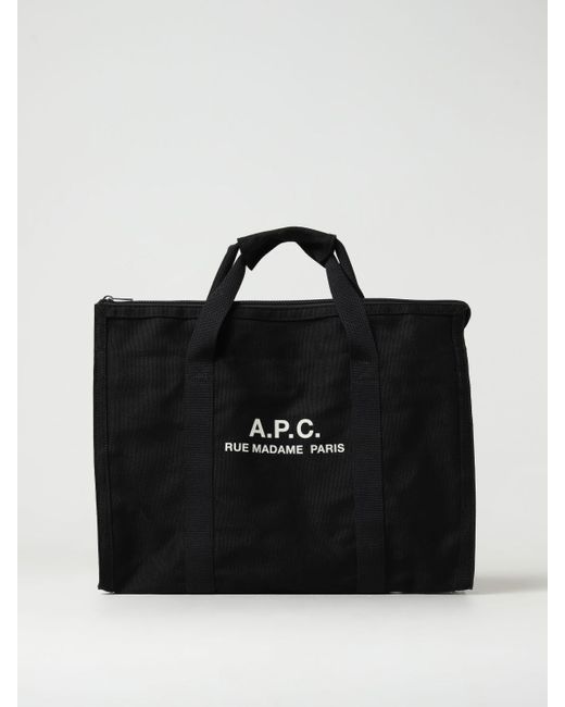 A.P.C. Black Bags for men