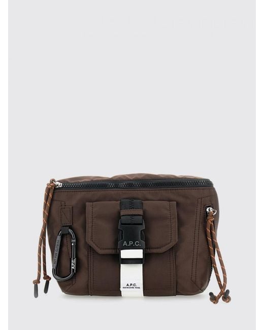 A.P.C. Black Trek Shoulder Bag for men