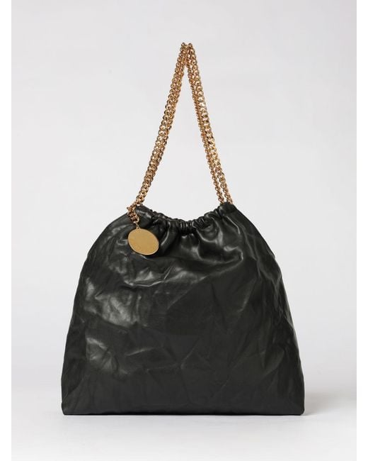 Stella McCartney Black Falabella Drawstring Bag