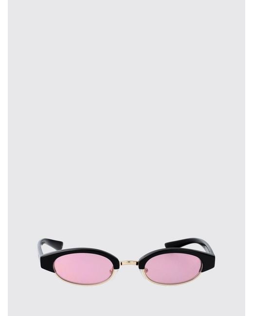 McQueen White Am0534S Acetate Sunglasses for men