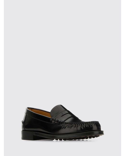Tod's White Brushed Leather Loafers for men