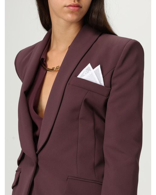 Elisabetta Franchi Purple Kleider Damen