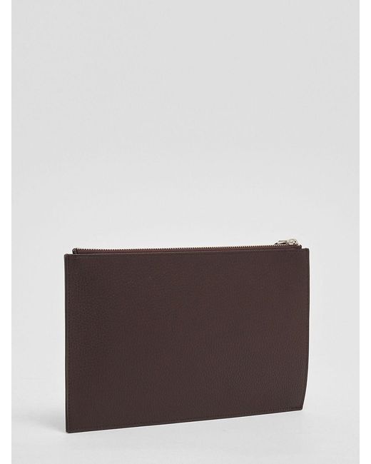 Pochette Micron di Orciani in Brown da Uomo