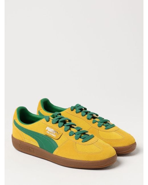 Sneakers Palermo in camoscio di PUMA in Yellow da Uomo