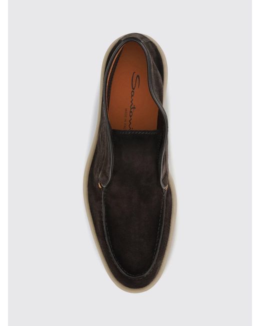 Santoni White Loafers for men