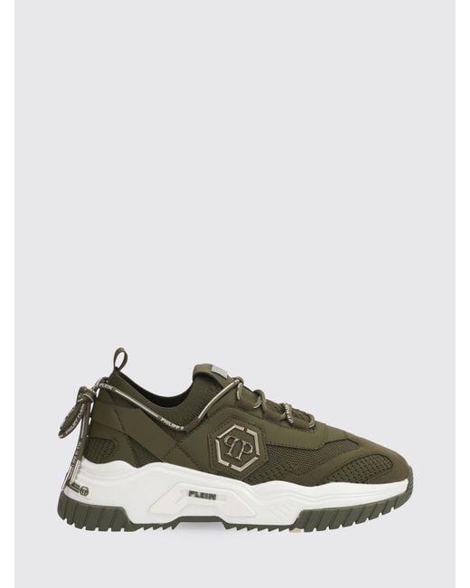 Philipp Plein Green Low-Top Sneakers for men