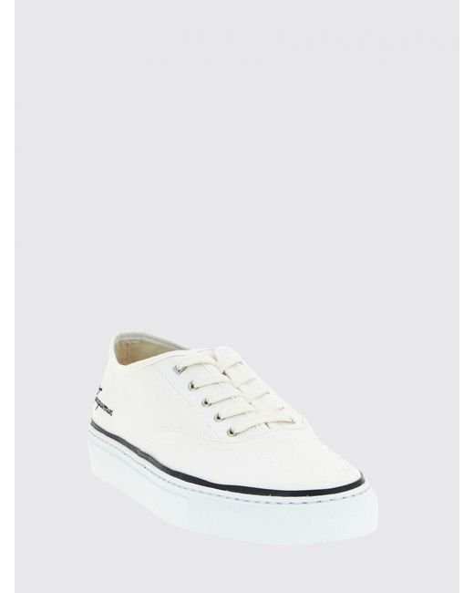 Jacquemus White Les Fefe Cotton Canvas Sneakers for men