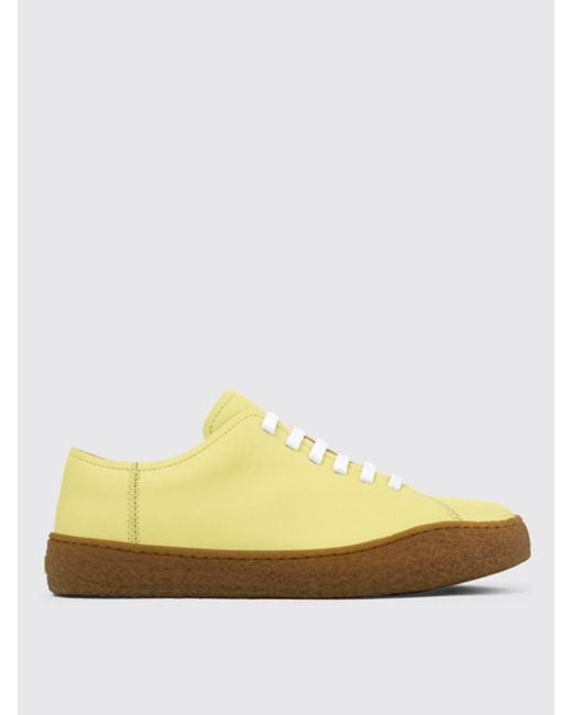 Sneakers Peu Terreno in pelle di Camper in Yellow da Uomo