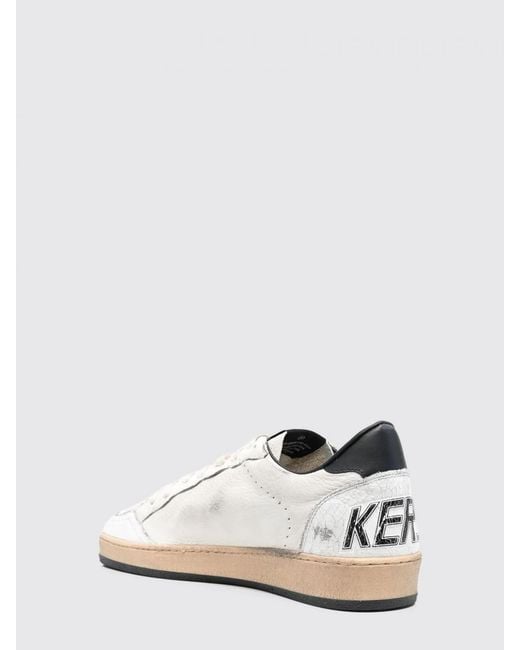 Golden Goose Deluxe Brand White Ball Star Used Nappa Sneakers for men
