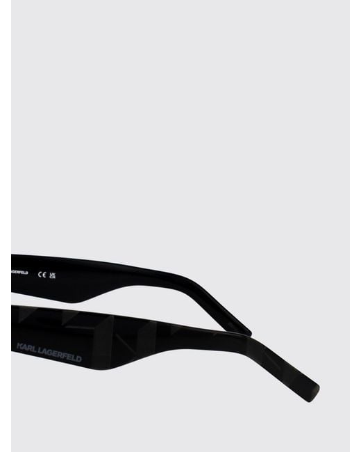 Karl Lagerfeld White Oversized Square Vintage Design Sunglasses